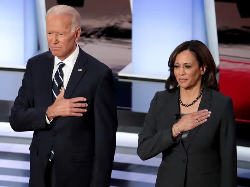 Joe Biden and Kamala Harris