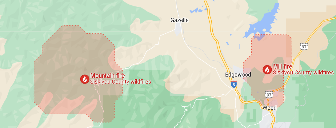 Mill Fire Weed Ca 9-2-2022